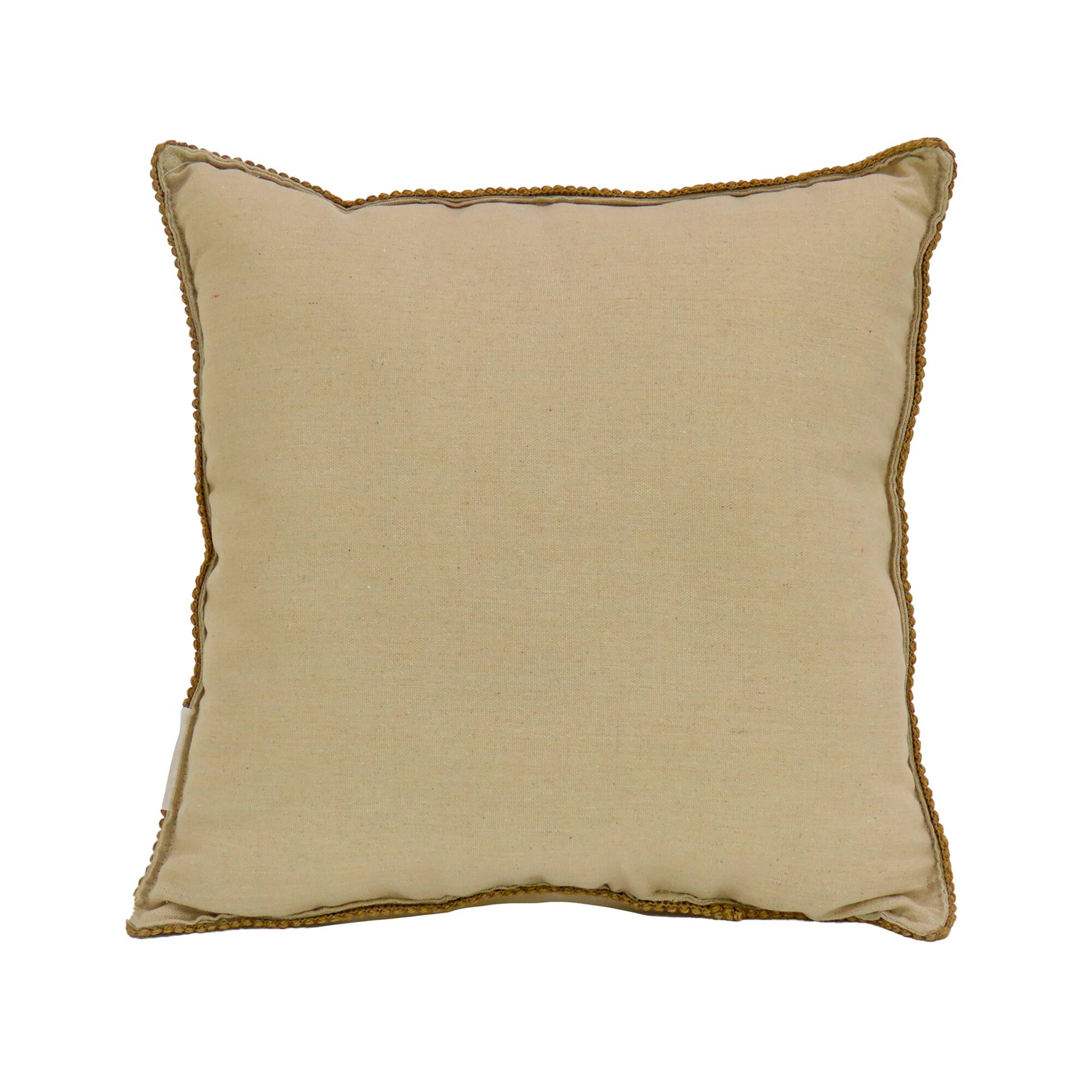 16'' Floral Bunny Easter Pillow